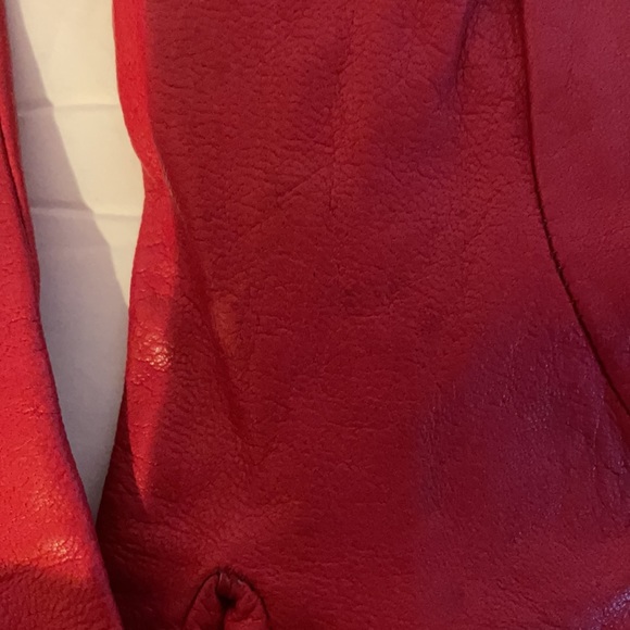 Vintage Red Capeskin Gloves - Picture 9 of 10